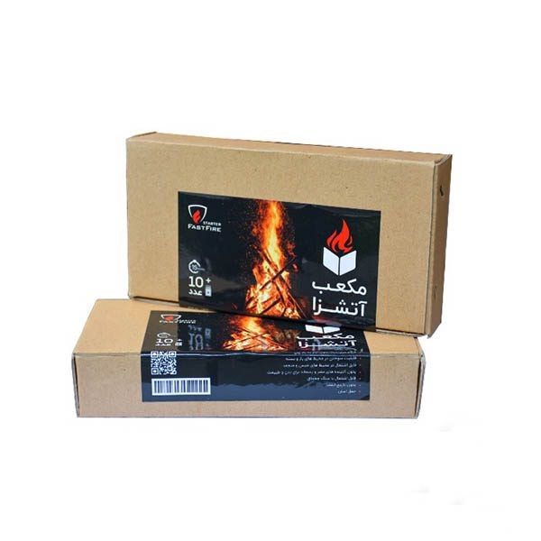 مکعب آتشزا 6 عددی FAST FIRE HIRBOD - آتش‌زا طبیعی و سازگار با محیط زیست