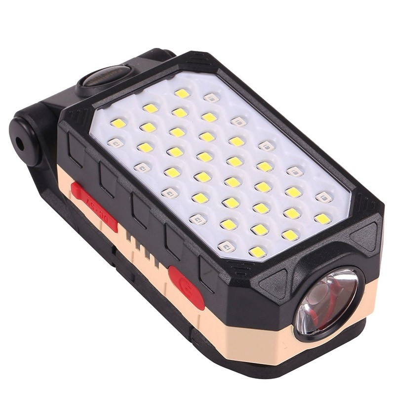 چراغ شارژی LED آهنربایی W599B