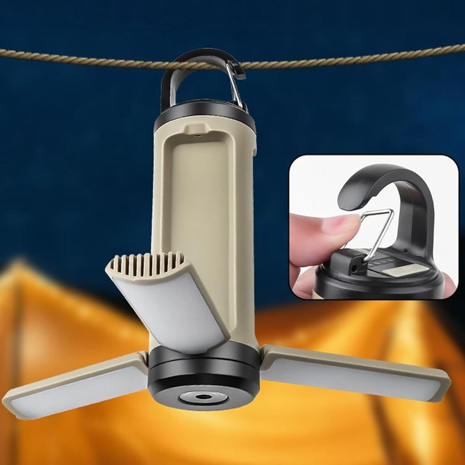 چراغ کمپی استوانه ای پر 3