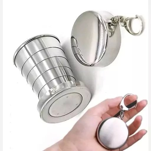 لیوان استیل تاشو