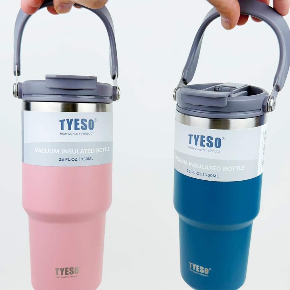 تراول ماگ تایسو 750 میل دسته دار(TYESO) مدل TS_8827