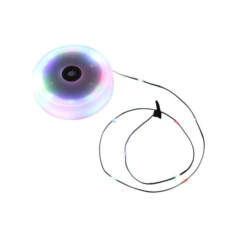 ریسه 8 متری ریموت دار با پنل خورشیدی همراه با نور RGB