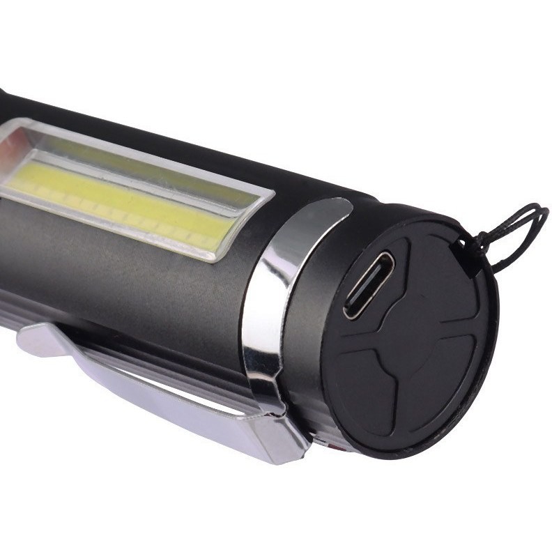 چراغ قوه زوم دار با چراغ بغل مدل P50_ XA-P12
