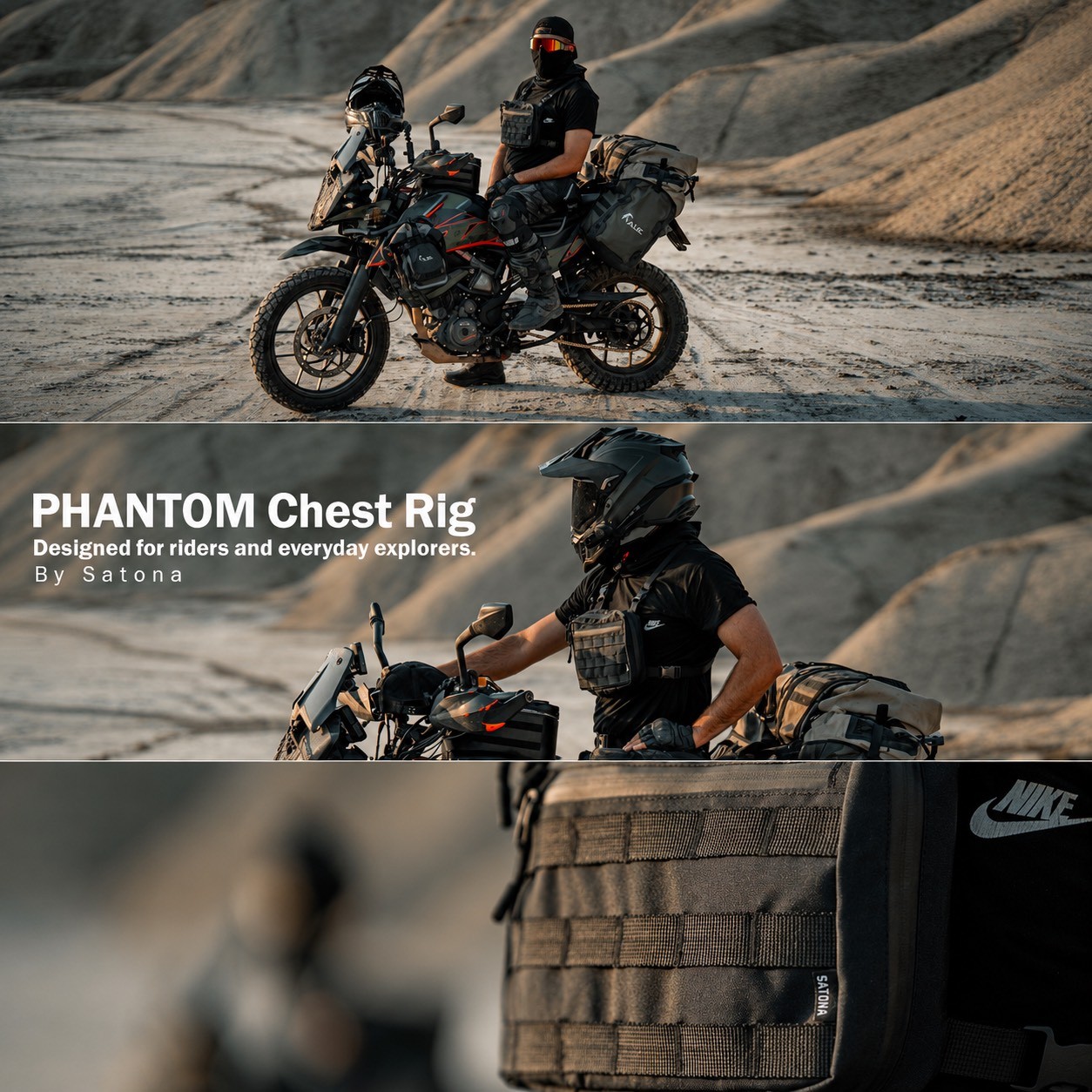 کیف رو سینه‌ای ساتونا مدل Phantom