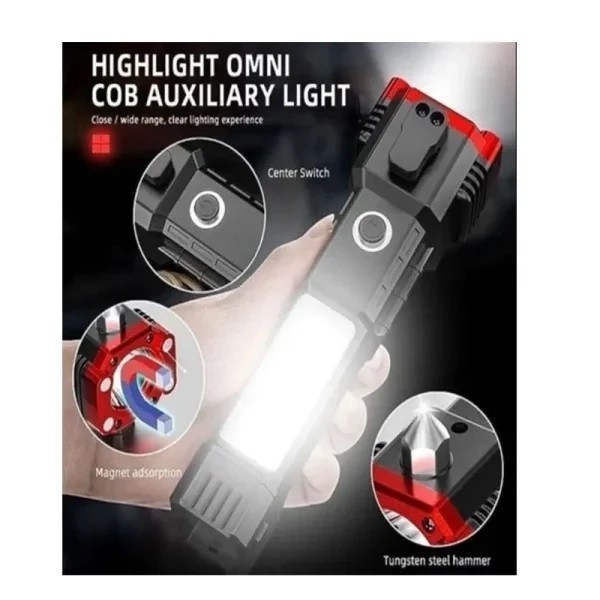 چراغ قوه دستی مدل 8 کاره led torch