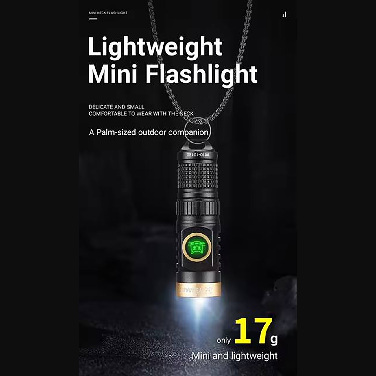 چراغ قوه کوچک TG3 یمائو Yemao YM-M10 گردنی با قابلیت 3 سایز