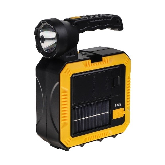 چراغ قوه و جعبه ابزار چندکاره با شارژر خورشیدی مدل C-7739