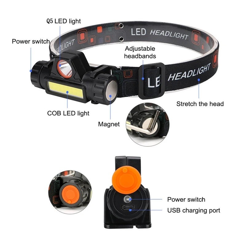 چراغ پیشانی Portable 101