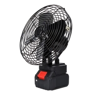 پنکه شارژی پره فلزی 48 ولت توری فلزی مدل FAN LITHIUM 3PIN موتور براشلس