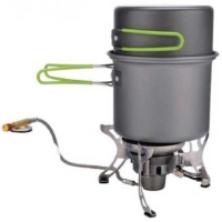 قابلمه و سرشعله کمپینگ فولادی مدل BRS-T15A